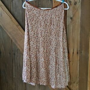 Madewell Floral Midi Skirt